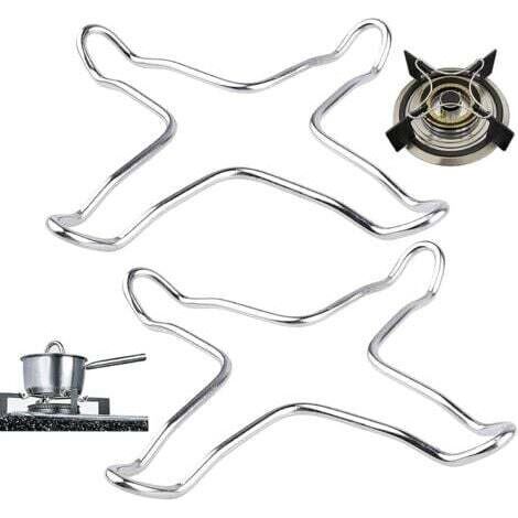 2 Pièces Universel Fonte Anneau à Gaz, Support Universel pour Cuisinière, Wok Support Stand pour Gaz Table de Cuisson, pour Les Cuisines, Les Machines À Café, Les Fours, Poêles À Gaz (1/5)