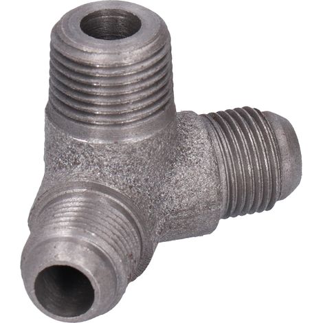 Raccords de tuyaux 65, connecteur pneumatique Oblique à 3 voies en fonte malléable pour projet de bricolage, décoration industrielle, 5 pièces (1/5)