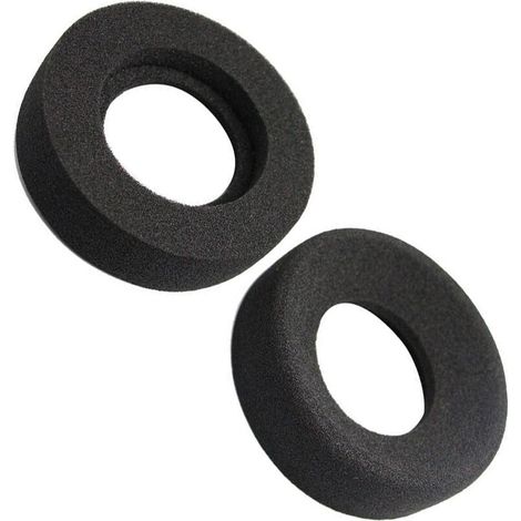 2 Coussinets d'oreille, mousse à mémoire de forme, cuir protéiné, pour casque SR60, SR80, SR125, SR225, usage audio (1/5)