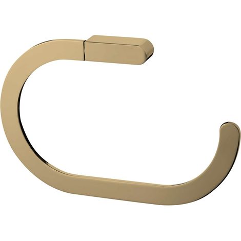 Ovaler Handtuchhalter von Nature Box, Gold (1/3)