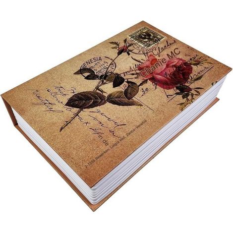 Caja Fuerte Libro - Caja de Seguridad con Cierre Numérico - Diseño Oculto para Dinero Documentos y Joyas - Construcción en Metal - 240 x 155 x 55 mm (1/5)