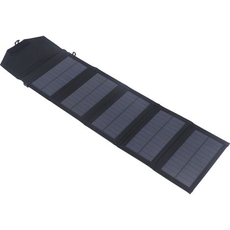 Panneau Solaire Portable 15W 5V Double USB pour Randonnée et Camping (1/5)