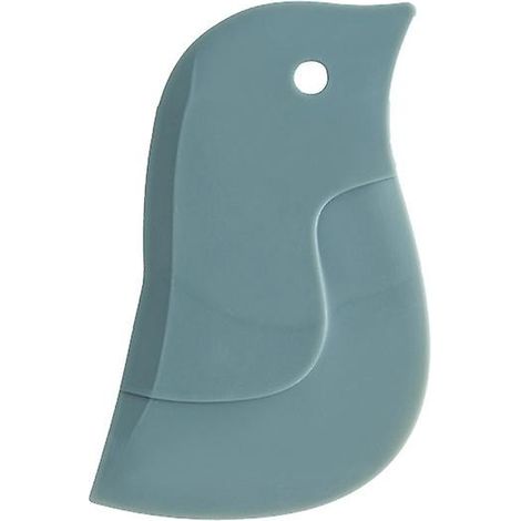 Racloir de cuisson en forme de pingouin mignon, outil de nettoyage pour racler les joints des plaques à pâtisserie - Couleur : vert foncé (1/2)