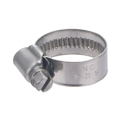 Collier de serrage inox largeur 12 mm AROZ Ø16 à 25mm x2 colliers