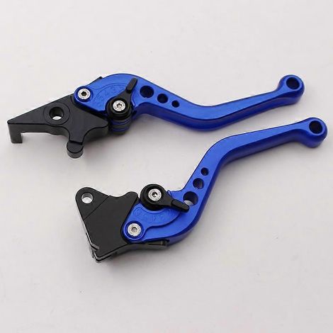 Accessoires moto : Poignée de frein modifiée compatible Honda PCX125 150, levier de frein monté (bleu) (1/5)