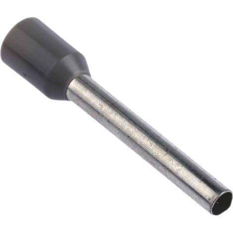 Embout à sertir 2.5mm², Gris, longueur 18mm (1/2)