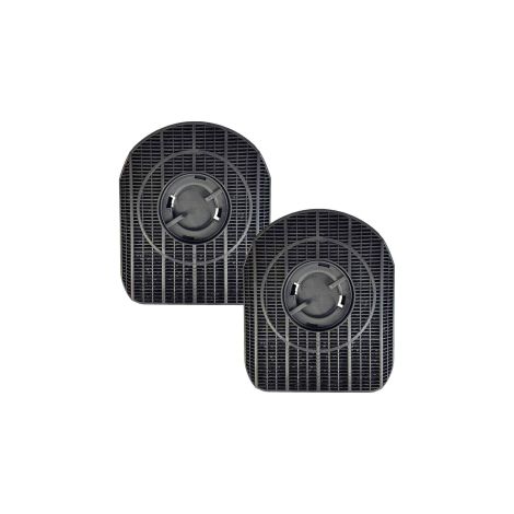 Juego de 2 filtros de carbón TIPO 200 para campana extractora 481281718522, CHF200 BAUKNECHT, ELICA, IGNIS, KITCHENAID, SCHOLTES, WHIRLPOOL