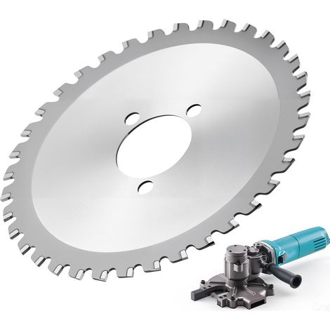 Ersatzsägeblätter für elektrische Betonsägen, 36 hochharte Stahlzähne mit Cermet-Spitzen, schnelle und saubere Schnitte für Aluminium- und Kupferrohre, 34 mm Bohrung (1/5)