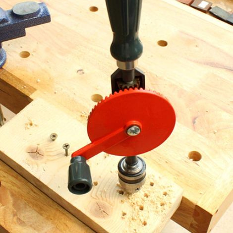 Hochpräzise Handbohrmaschine für Jahresend-Holzbearbeitung, Handbohrmaschine für Holzbearbeitung, Heimwerker-Holzbohrmaschine, Stahl für Schaufensterpuppen-Enthusiasten (AMA) (1/5)