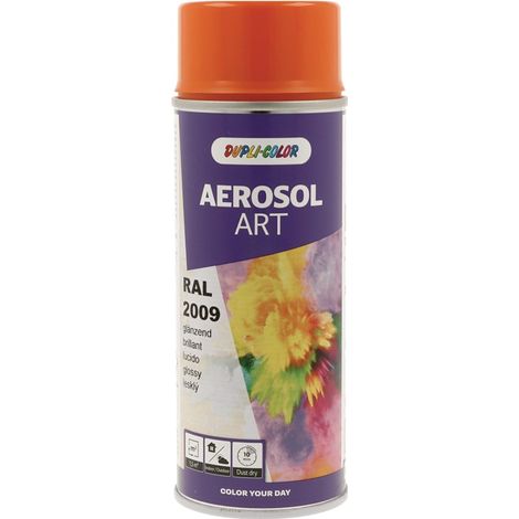 DUPLI-COLOR Buntlackspray AEROSOL Art verkehrsorange glänzendRAL 2009 400 ml Spraydose