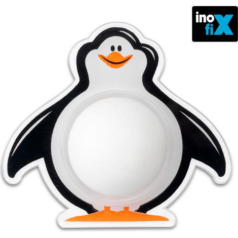 INOFIX weißer selbstklebender Pinguin-Wandstopper