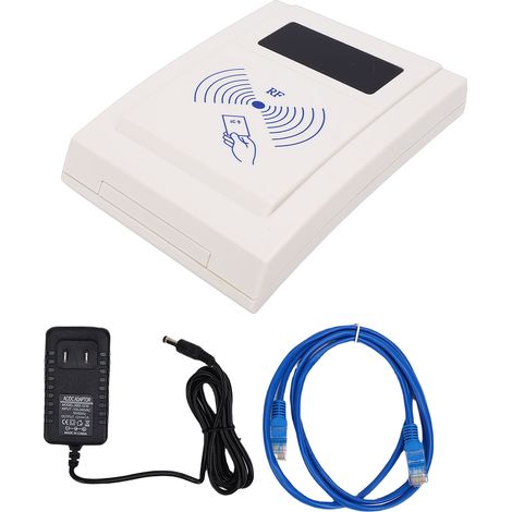 Lecteur de cartes IC sans contact TCP/IP RJ45 pour carte CPU, lecture HF 13.56MHz rapide, compatible Windows Linux Android (1/4)
