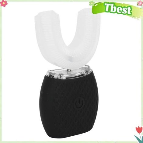 Tbest Brosse à dents en U Brosse à Dents Électrique Rechargeable en U Brosse à Dents Blanchissante de Nettoyage des hygiene des