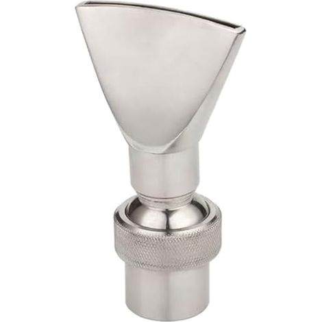 Buse de fontaine DN50 de 5 cm (2 pouces), buse étroite en acier inoxydable pour jardin, bassin, musée et parc. Crée un jet d'eau en forme d'éventail ou de feuille. (1/5)