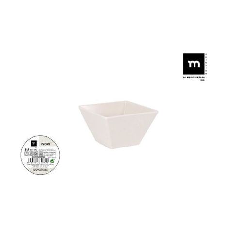 BOL MELAMINA IVORY 10X6CM LA MEDITERRANEA