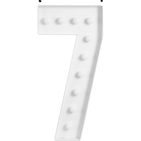 Lámpara LED digital, de bajo consumo, construcción robusta, blanca, 100 cm, 7 (1/2)