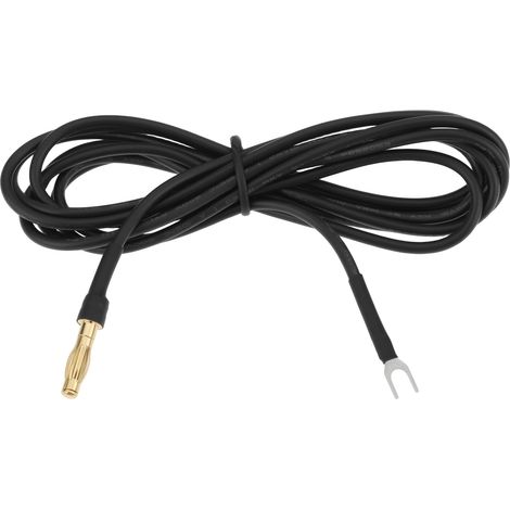 1 fil de terre pour platine tournante 1,8 m 18 AWG banane vers pelle U compatible avec SL Series B92 B250 BD1 BD2 BD21 BD35 (1/5)