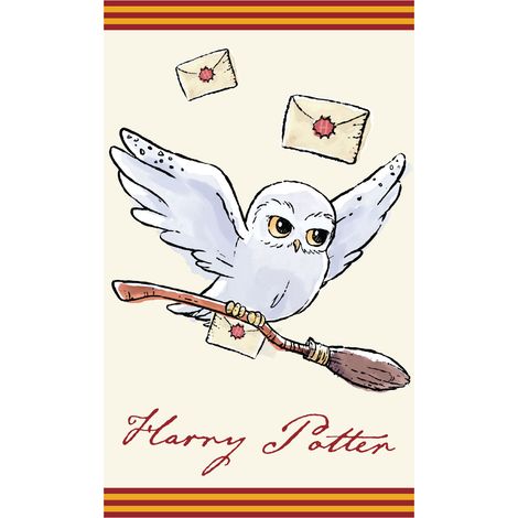 Serviette Harry Potter petite taille 30 x 50 cm en coton