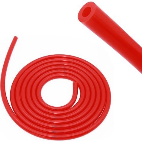 Tuyau en silicone haute température - Rouge, diamètre intérieur 8 mm, longueur 1 m - Tuyau d' eau de refroidissement, liquide de refroidissement, système de turbine (1/4)