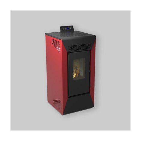 Stufa A Pellet Ventilata Star 1-9 Kw 8.74 - Bordeaux