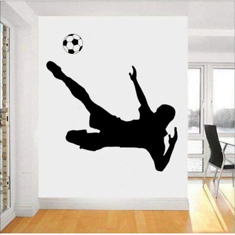 Autocollants muraux pour chambre d'enfant, style football, sport (1/4)