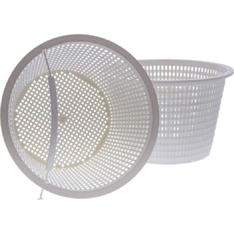 Lot de 2 Paniers de Rechange pour Écumoire de Piscine, Plastique Robuste, Hauteur 8 Po, Filtre à Feuilles et Débris (1/3)