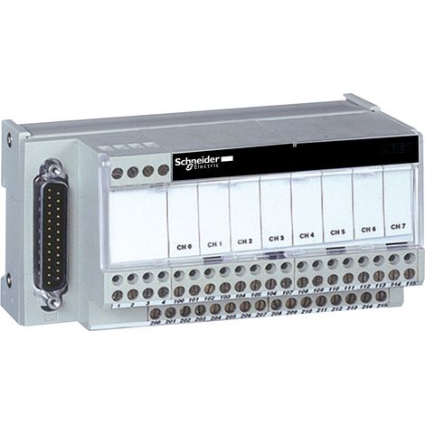 Telefast ABE7 - embase de raccordement - pour distribution pass. 8 voies - ABE7CPA02