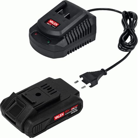 Kit batterie et chargeur Valex 18V 2Ah