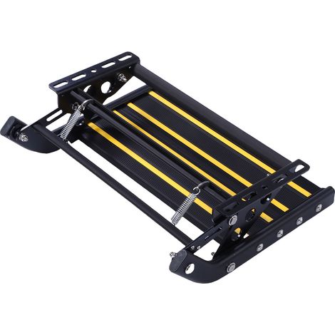 Escalier simple pliant manuel pour camping-car, antidérapant, capacité de charge de 440 lb, escalier d'entrée en alliage d'aluminium pour van, camping-car, remorque de voyage. (1/5)