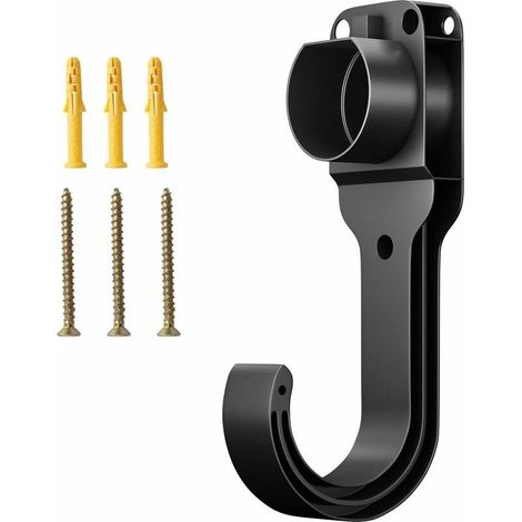 Support Cable Voiture Electrique, Support Mural Norme UE pour Câble Recharge Voiture Electrique, Durable WallBox Support Mural de Type 2 pour Câble avec des vis Solides et des Matériaux ABS (1/5)
