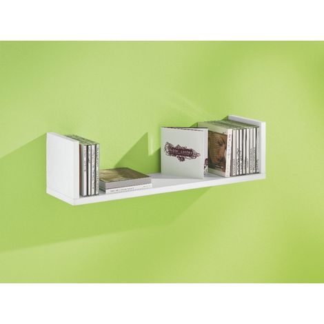 Dolle Wandregal CD-Rack, weiß, 600 x 150 x 150 mm Holzmöbel