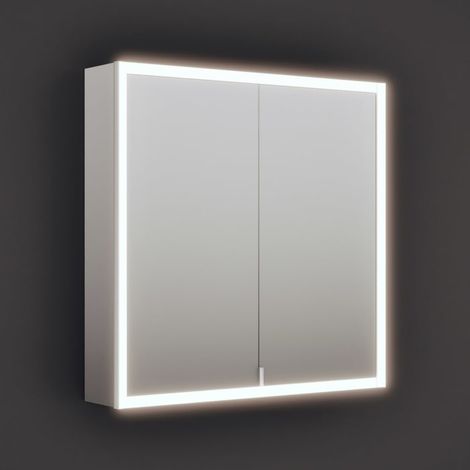burgbad rl20 Spiegelschrank 81 cm, mit Lichtrahmen (1/5)