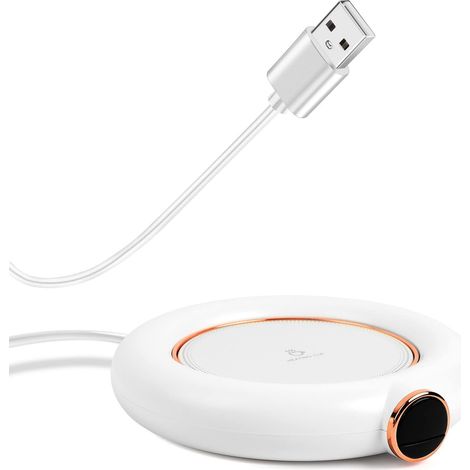 Chauffe-tasse à café électrique USB avec contrôle automatique de la température pour bureau