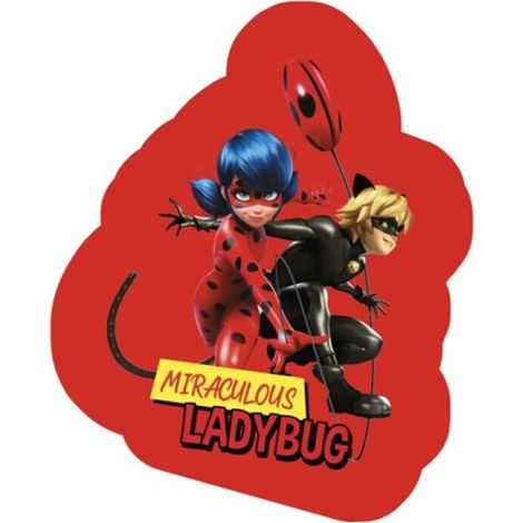 Coussin Forme Miraculous Ladybug Rouge (1/2)