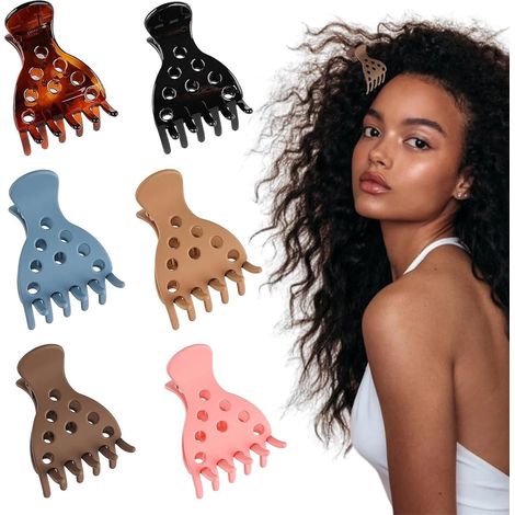 Confezione da 6 fermagli per capelli per il massimo volume, fermagli per arricciare, fermagli per volume, senza segni, fermagli per potenziare le radici. (1/5)