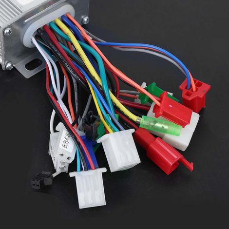 Contrôleur double mode sans balais, trois vitesses inversées, 24V 350W, pièce accessoire (1/5)