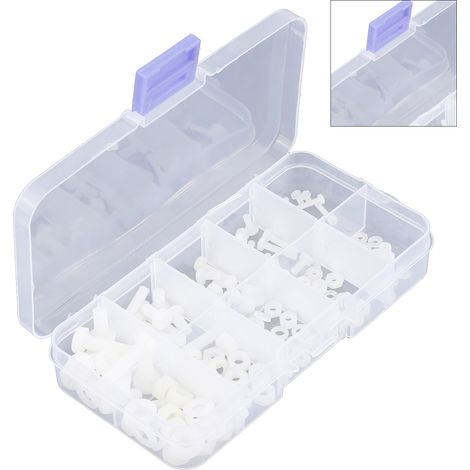 Coffret de 150 vis, écrous et rondelles (M2, M2.5, M3, M4, M5) (1/5)