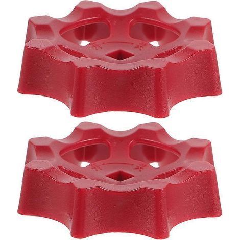 Lot de 2 poignées de robinet de jardin à volant de rechange pour robinet d'arrosage – Conception ergonomique, fonctionnement efficace et sûr, compatibles avec (1/5)