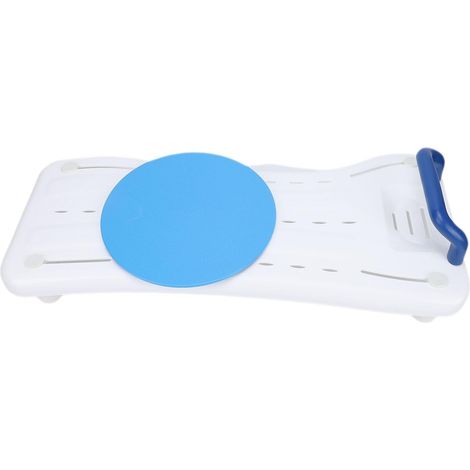 Banc de Transfert de Baignoire Rotatif pour Personnes âgées – Planche de Bain 360° avec Poignée Antidérapante et Pieds à Ventouse – Douche de mobilité en Plastique Robuste pour Personnes (1/5)