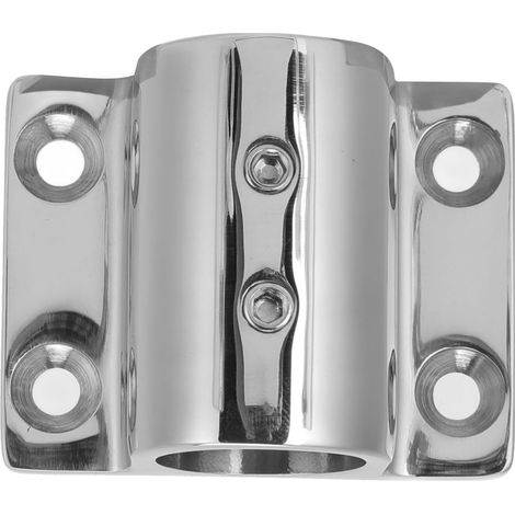 Handlaufhalterung für Boote aus seewasserbeständigem Edelstahl 316L, rechteckige Basis, 22 mm (1/5)