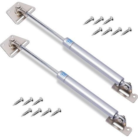 2 Pcs 120N Vérin à Gaz Vérins Meuble Hydraulique Ressort Amortisseurs à Gaz Bras Pneumatique pour Levage de Porte, Supports de Couvercle (1/5)