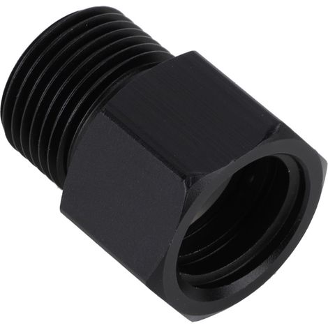 Adaptateur/convertisseur noir pour bouteille de CO2 W21.8 (régulateur de pression pour fût de bière/aquarium). (1/5)
