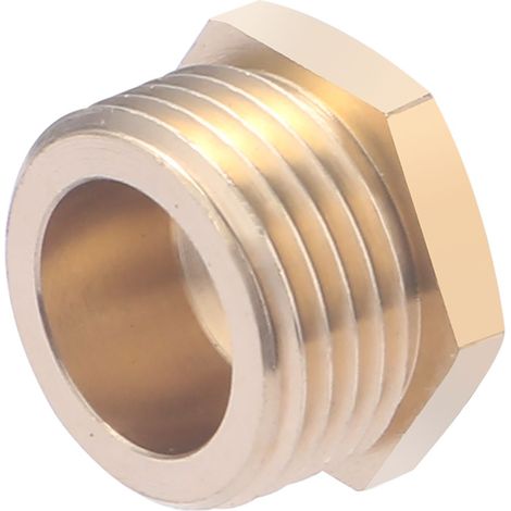 Tapón Latón Macho Cromado QUICK PLOMBERIE - M 3/8 x 5 unidades