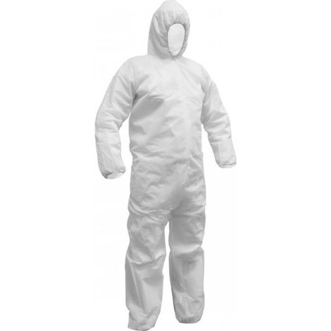 Indumento protettivo Dedra bh18m monouso chiusura zip (1/3)