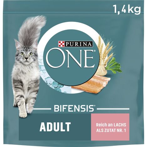 Purina One Katzenfutter Adult reich an Lachs 1,4 kg (1/2)