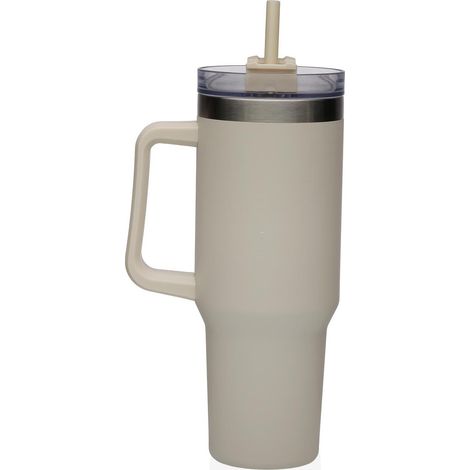 Versa Tazza Termica H 22 Cm D 8 Cm Acciaio Polipropilene Beige