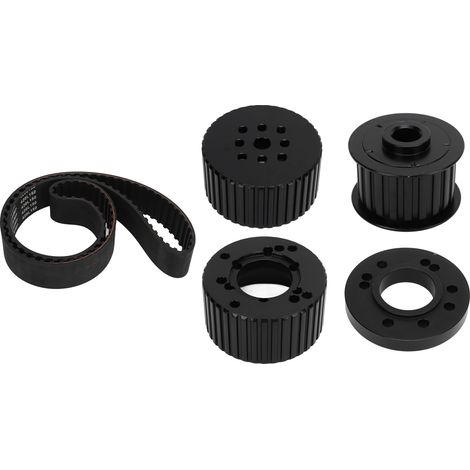Kit courroie striée 1.5 pouce largeur PC2258 remplacement pour moteur Big Block 383 400 413 440 noir (1/5)