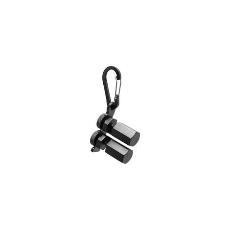 Jauges d'escalier multifonctions avec mousqueton pour outils de menuiserie, boutons de jauge pour scie circulaire (noir) (1/5)