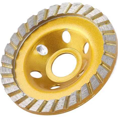 Disque à meuler diamanté segmenté 100 mm x 4,5 mm, 6 trous, pour marbre, béton et pierre (1/5)