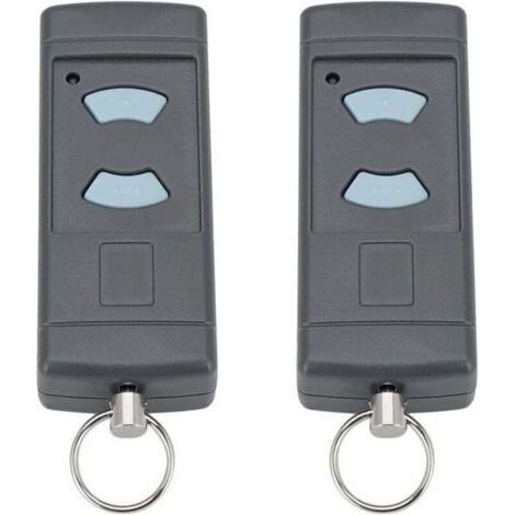 Alovez - Pack de de 2 pièces de rechange pour émetteur de garage avec bouton bleu 868 , XU,MHz pour HORMANN HSE2-868 HSM4-868 HSE4-868 compatible avec Tubauto HSM4-868 HS4-868 - (1/4)